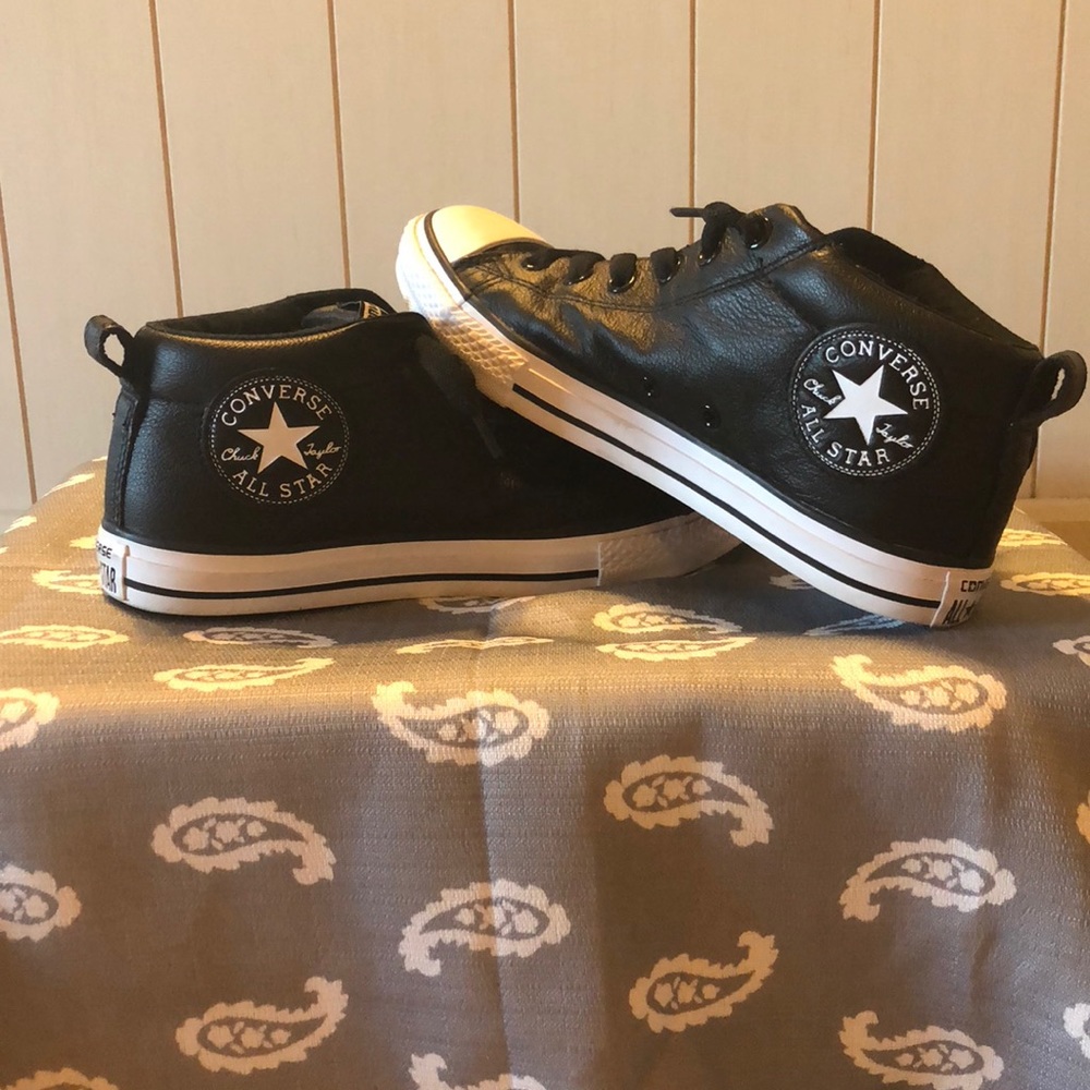 Faux leather Converse